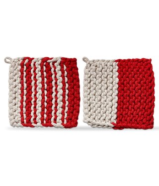 available at m. lynne designs red & white pot holder