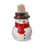 m. lynne designs snowman toothpick holder