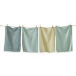 m. lynne designs linea blue multi tea towels set of four