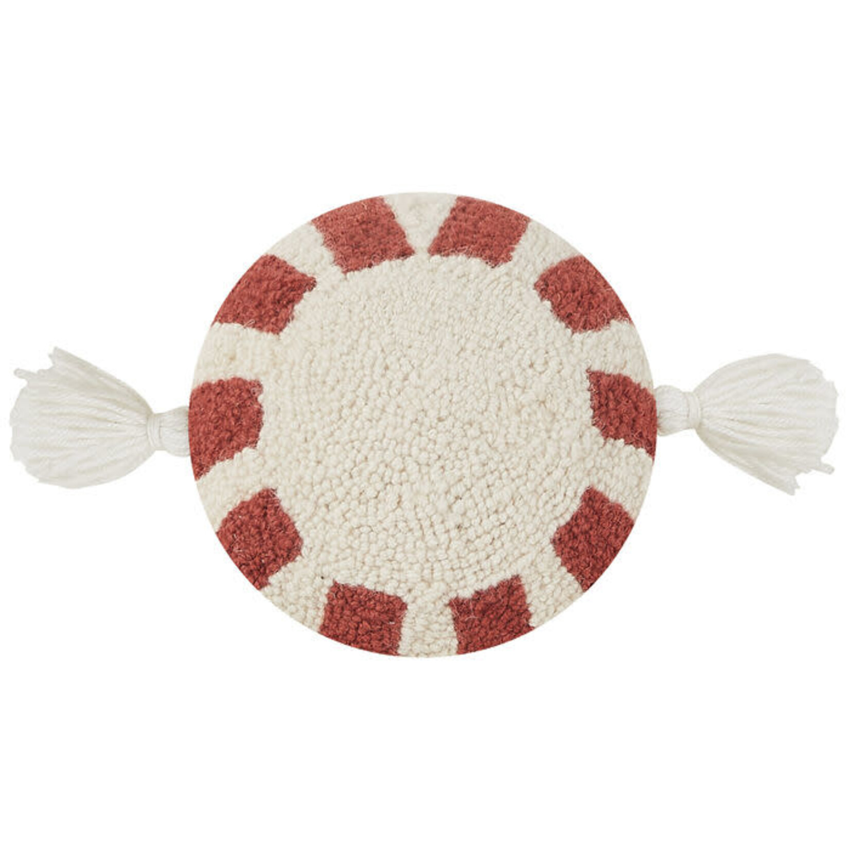 m. lynne designs nom nom with tassels hook pillow