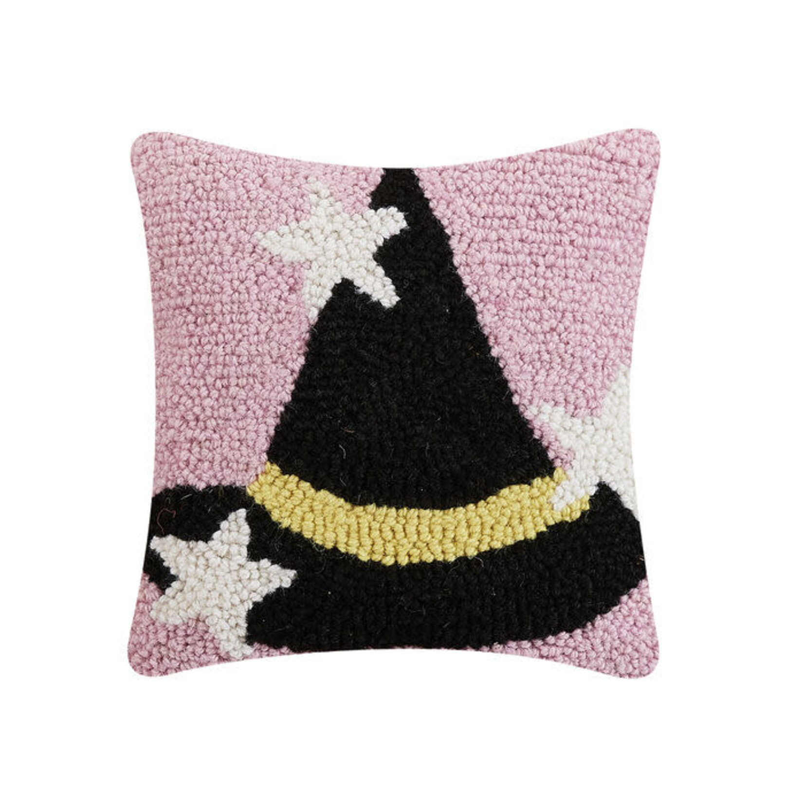 m. lynne designs witch hat with stars hook pillow