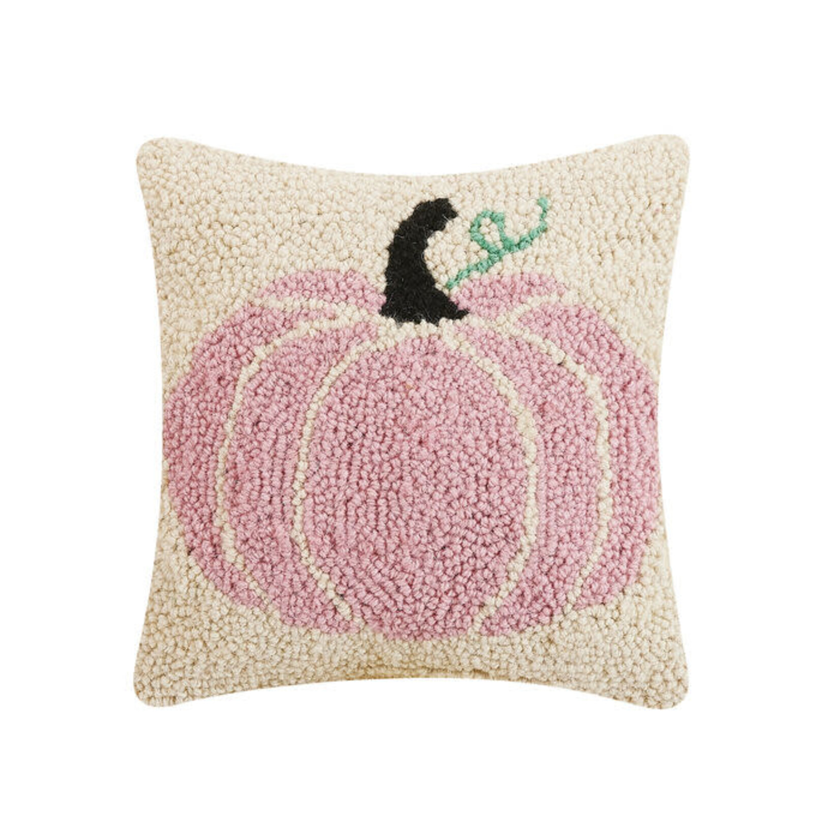 m. lynne designs pink pumpkin hook pillow