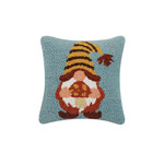 m. lynne designs gnome mushroom with hat hook pillow
