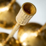 m. lynne designs gold candleholder