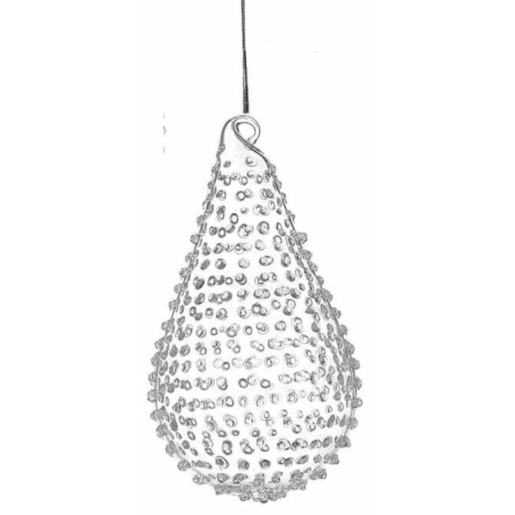 m. lynne designs hobnail glass ornament