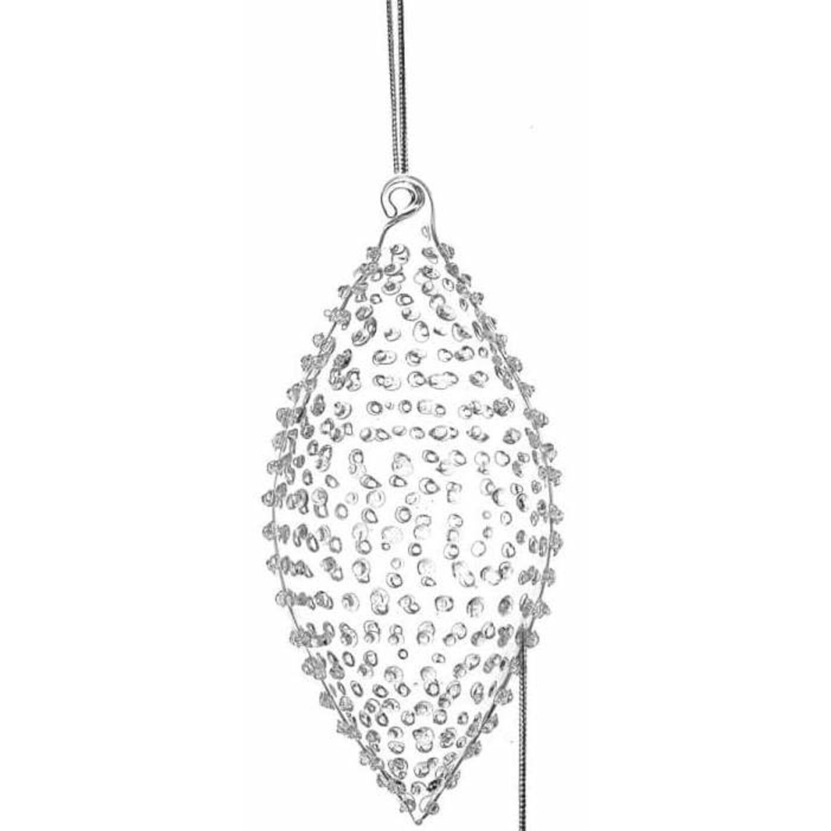 m. lynne designs hobnail glass ornament