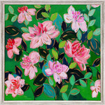 m. lynne designs green living framed canvas