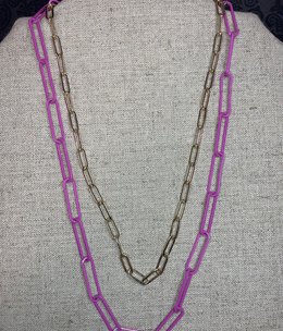 available at m. lynne designs Paperclip Link Necklace