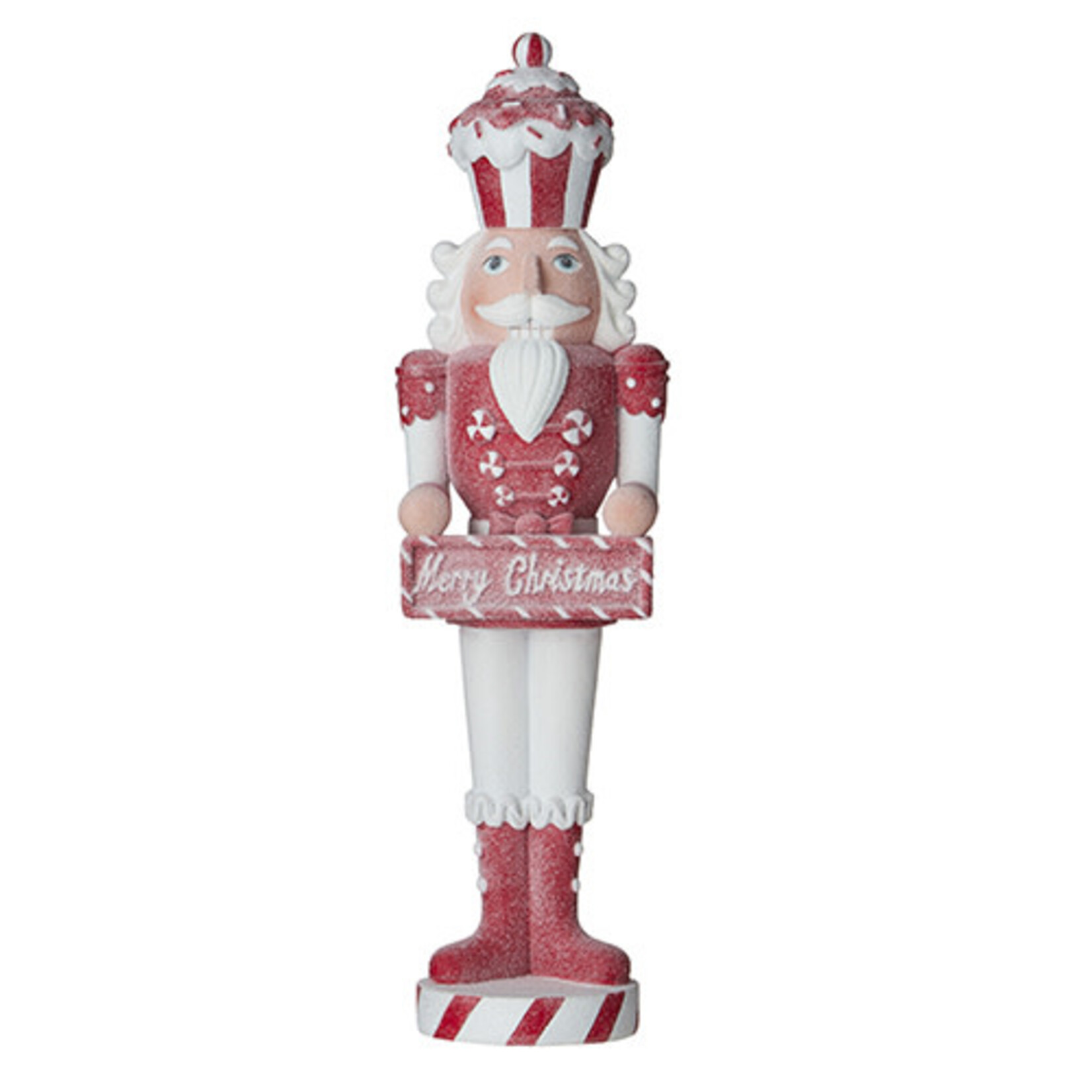 m. lynne designs merry christmas nutcracker with cupcake and sign