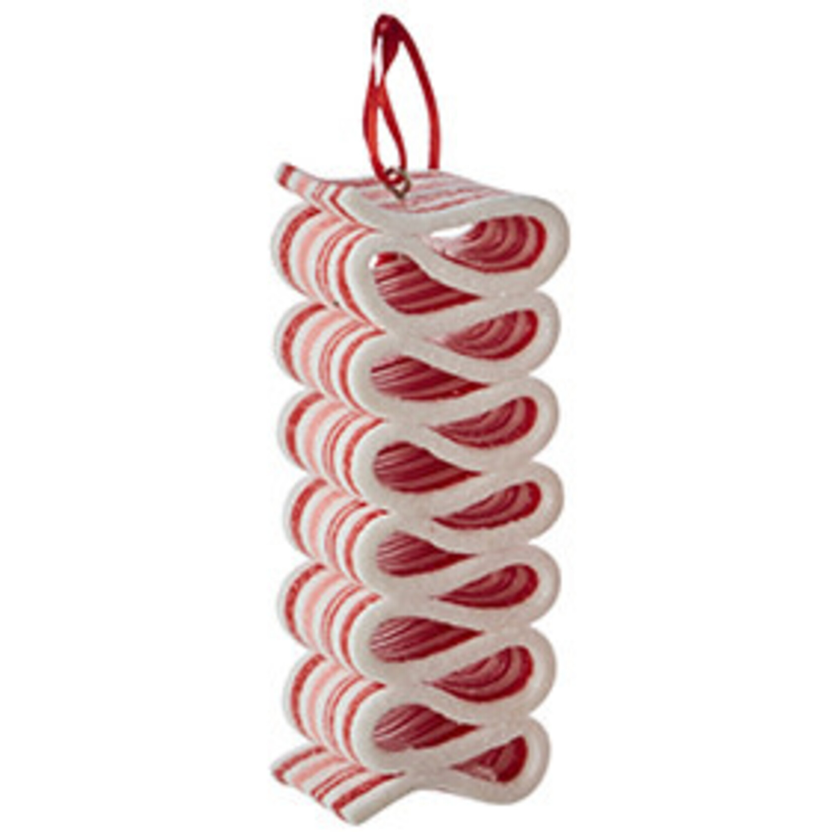 m. lynne designs ribbon candy ornament