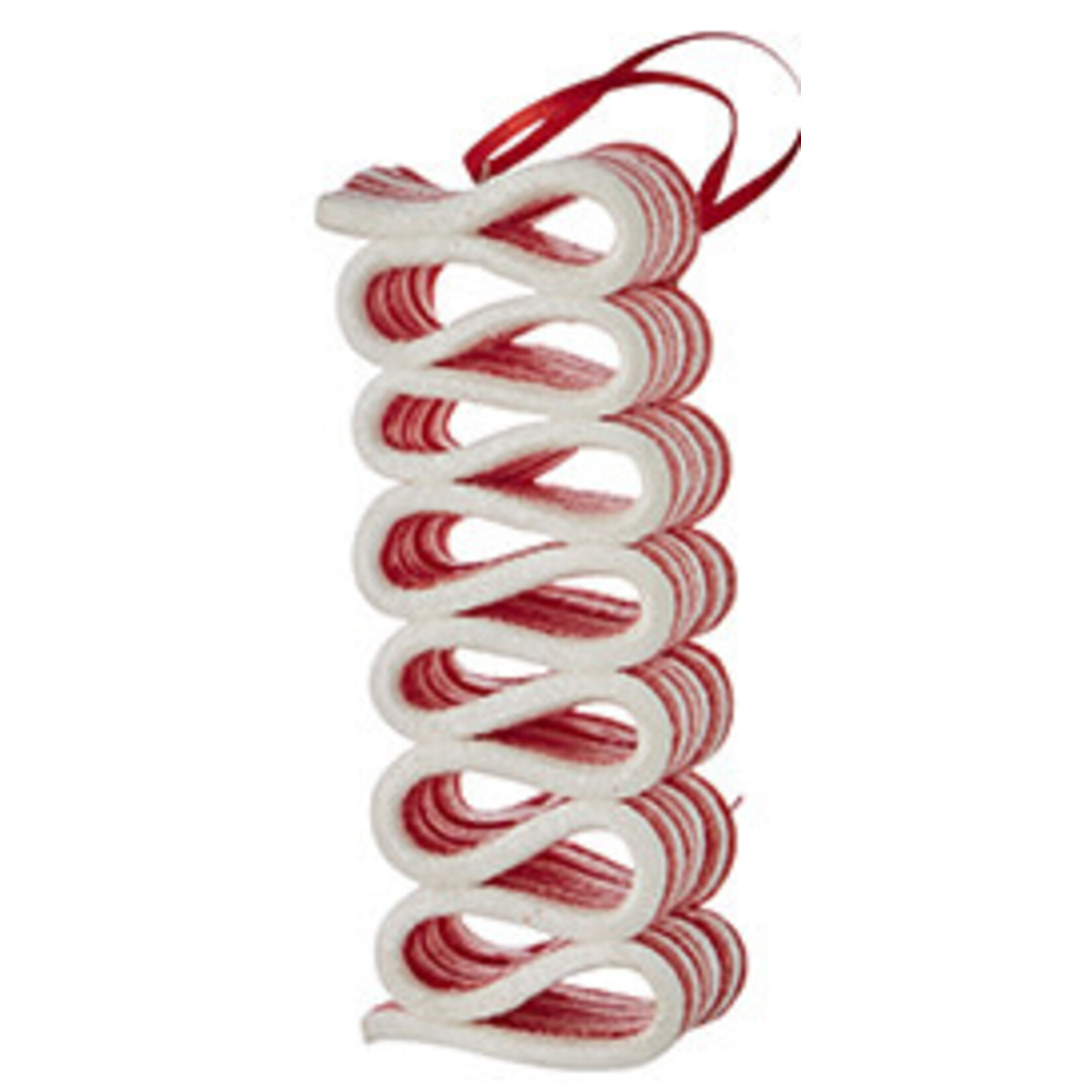 m. lynne designs ribbon candy ornament