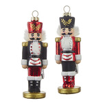 m. lynne designs red & black nutcracker ornament
