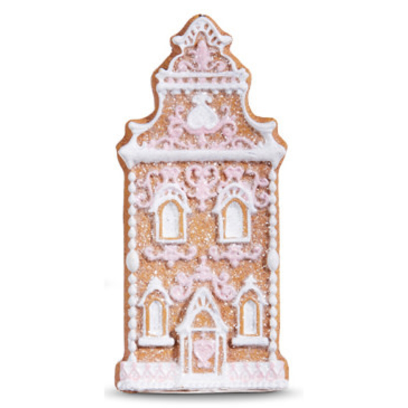 m. lynne designs gingerbread church ornament