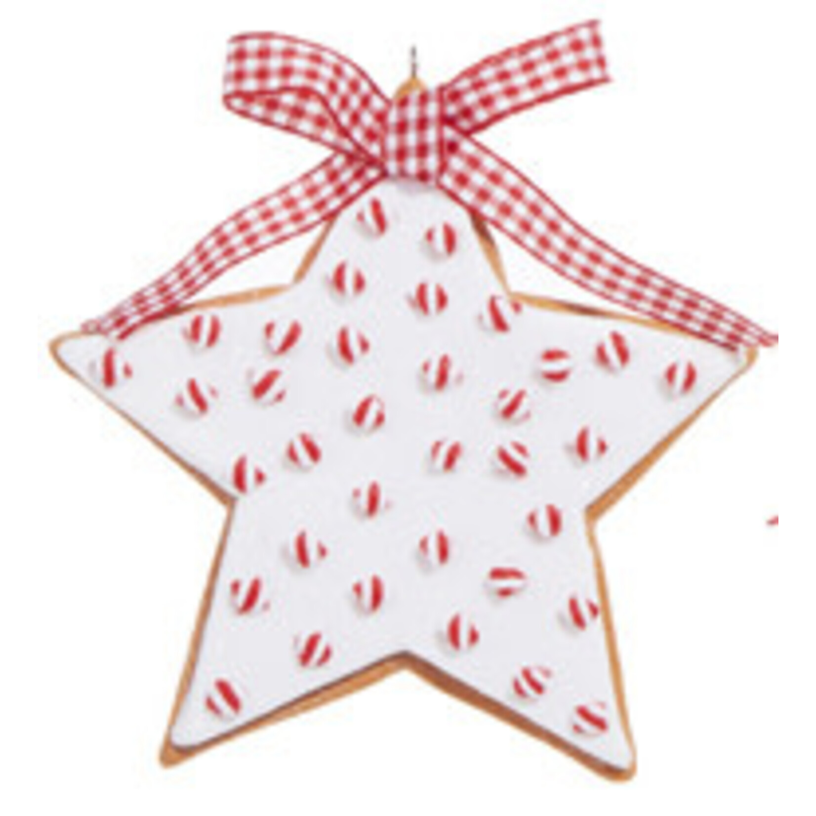 m. lynne designs peppermint sprinkles cookie ornament