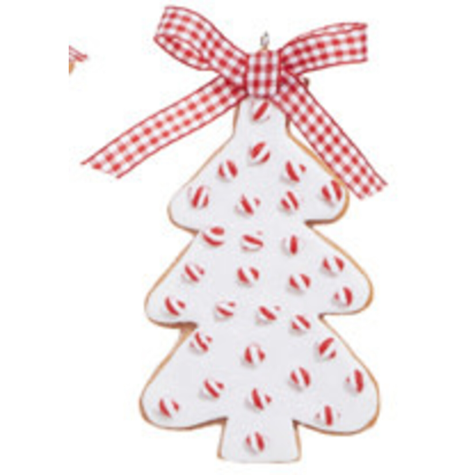 m. lynne designs peppermint sprinkles cookie ornament