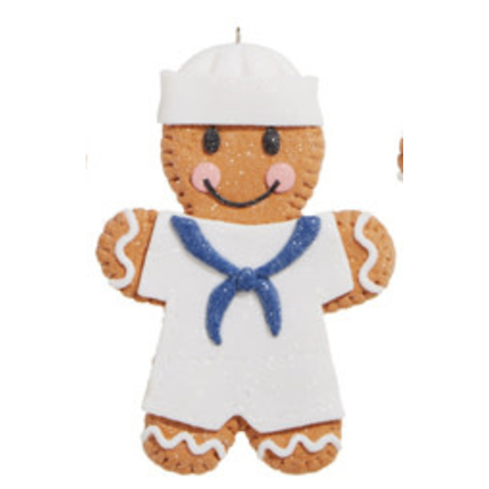 m. lynne designs military gingerbread man ornament