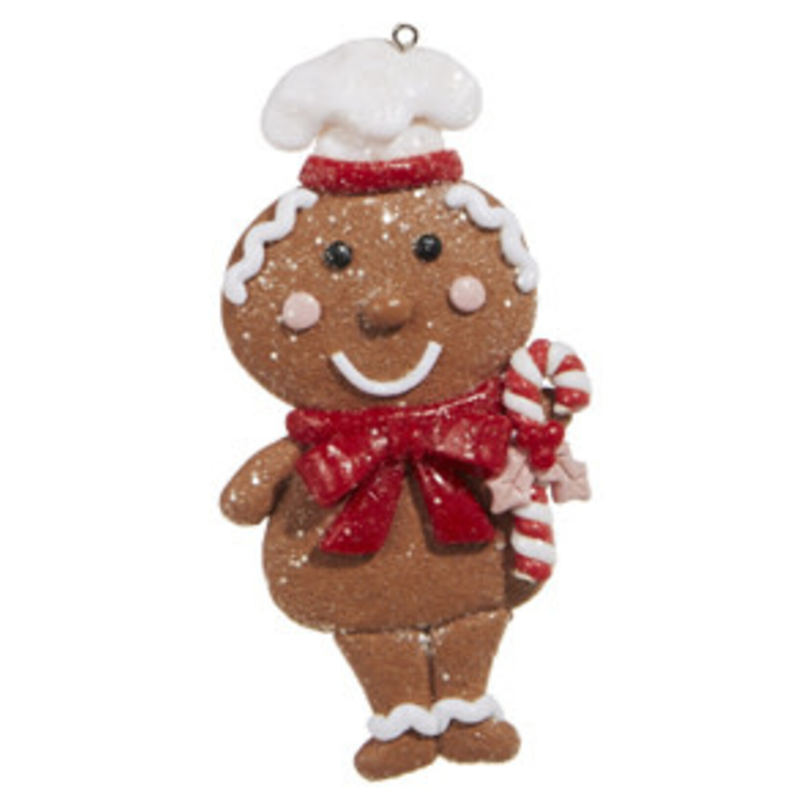m. lynne designs santa & friends ornament