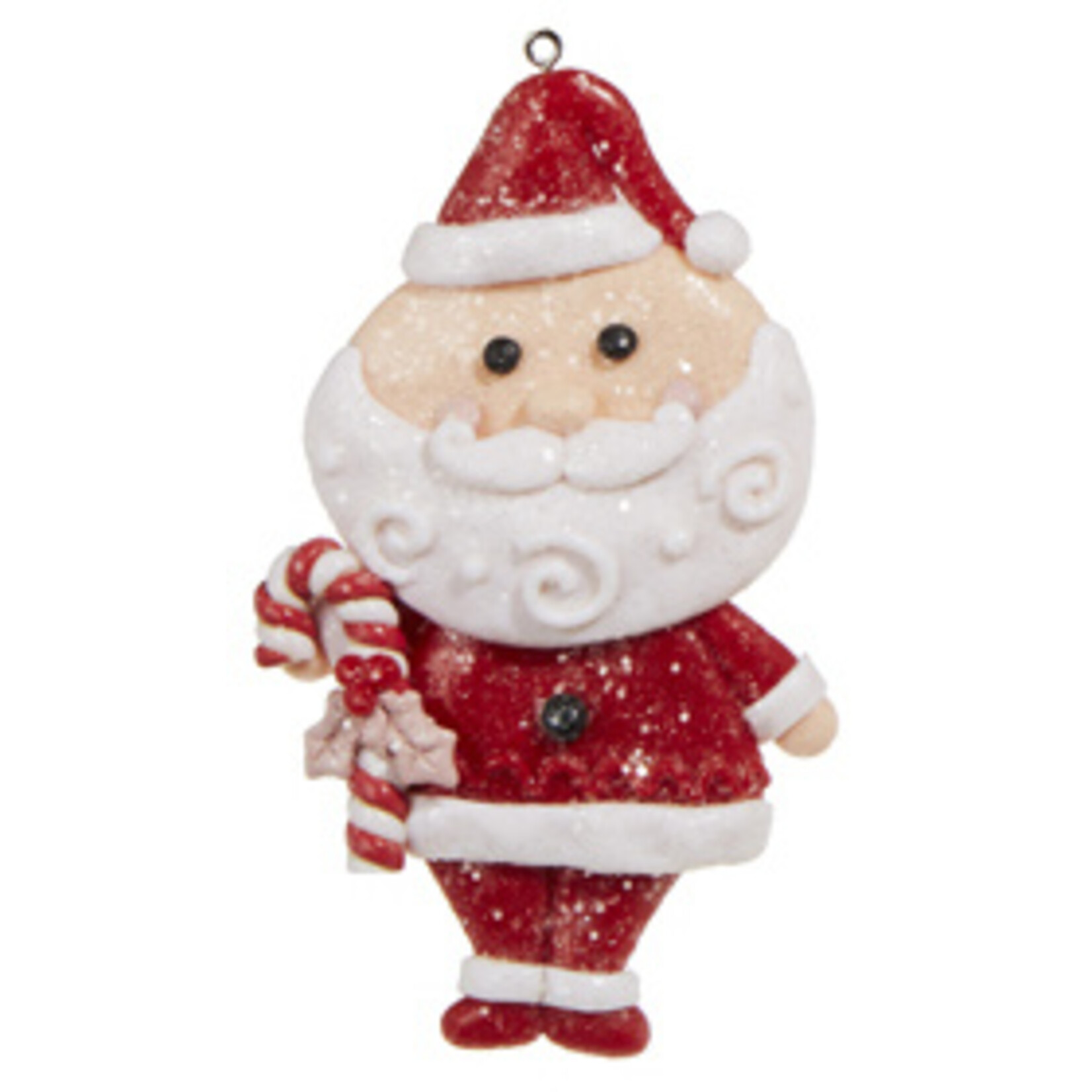 m. lynne designs santa & friends ornament