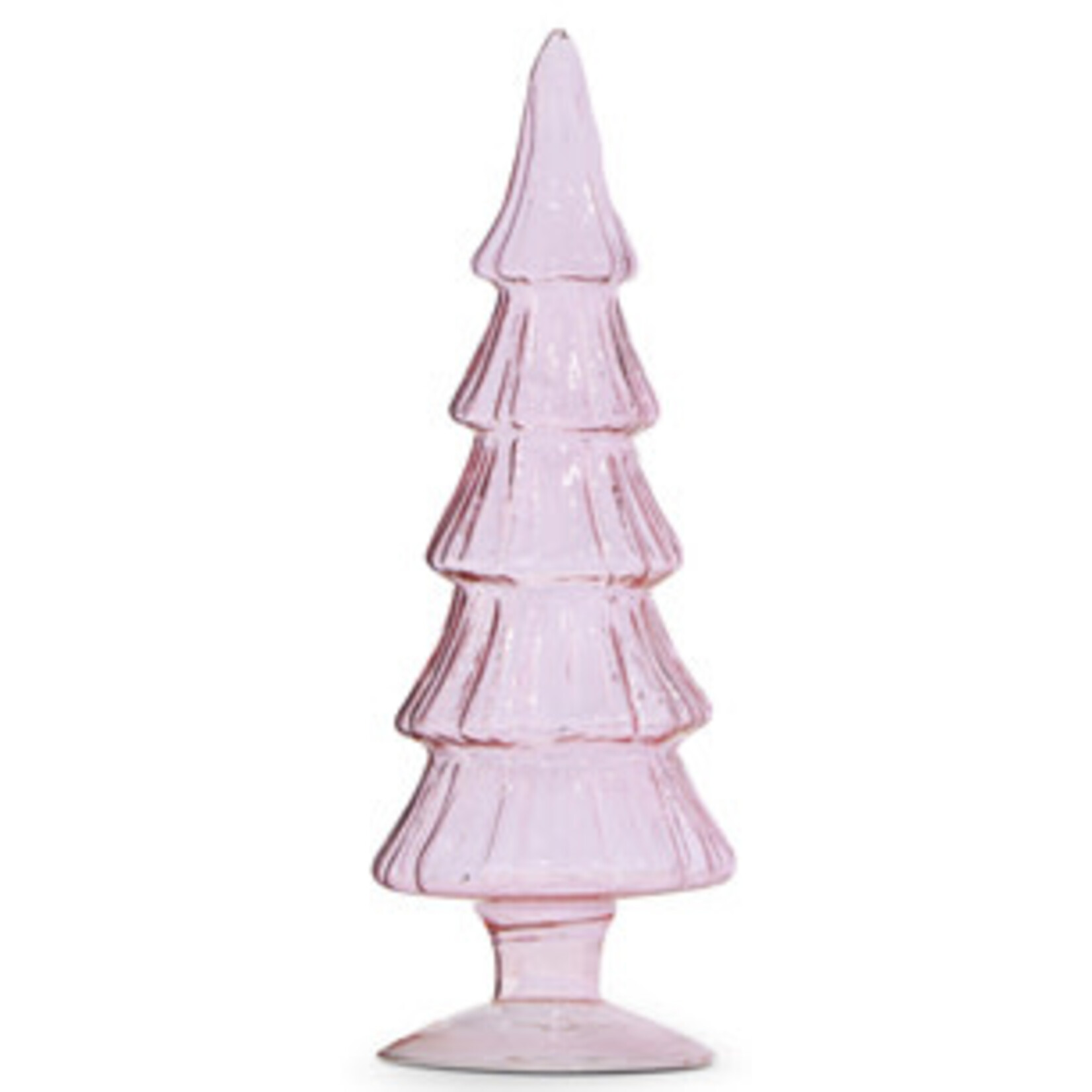 m. lynne designs pink glass trees