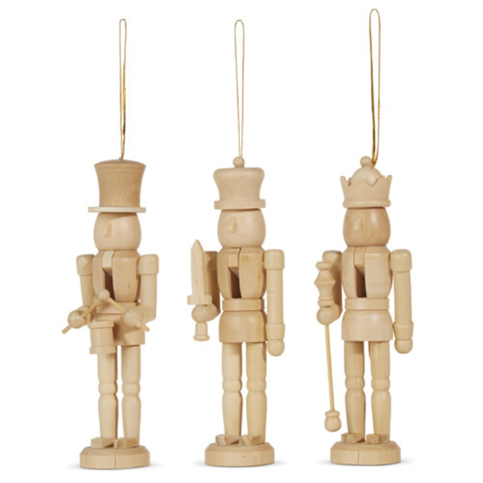 m. lynne designs wooden nutcracker ornament