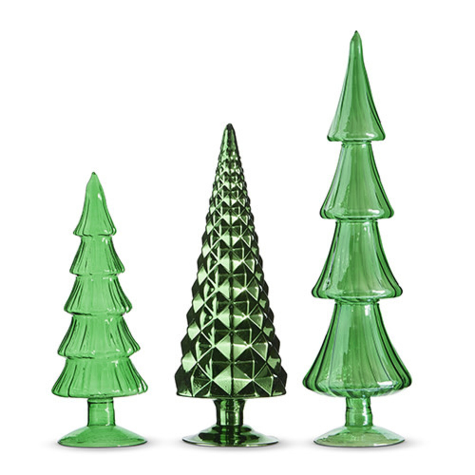 m. lynne designs glass green tree