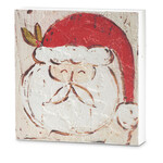 m. lynne designs santa face block