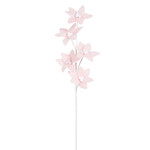 m. lynne designs pink felt poinsettia pick