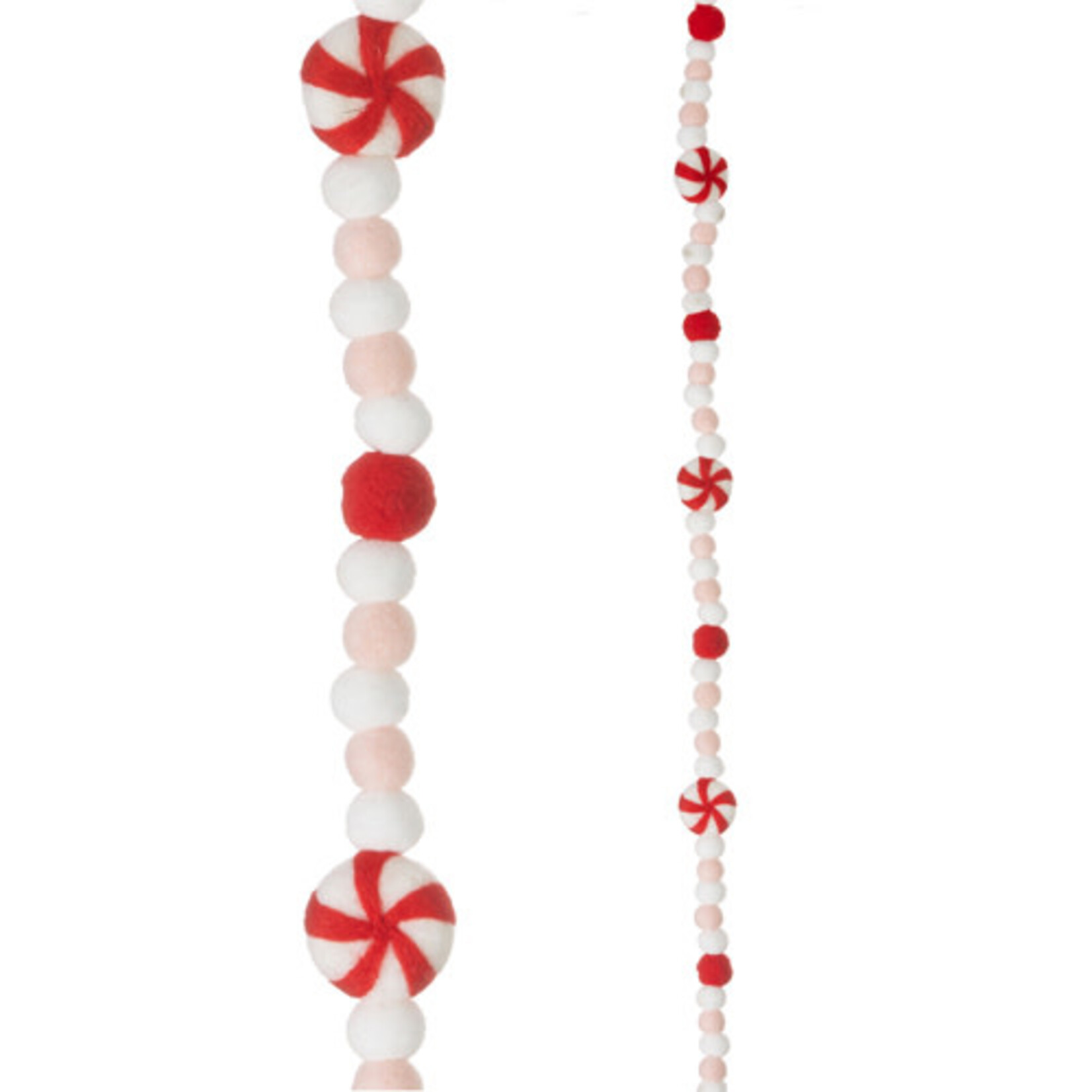 m. lynne designs felt peppermint garland