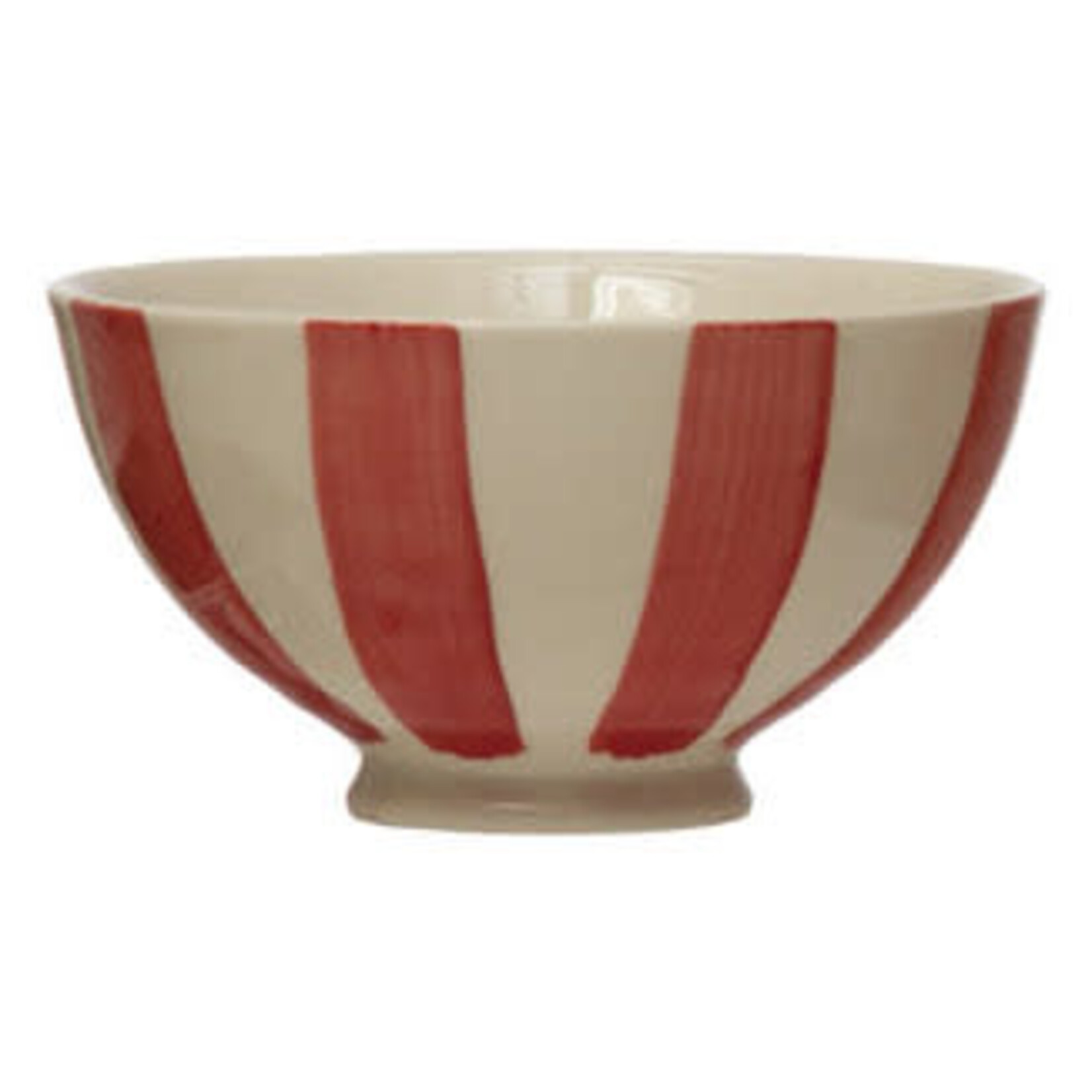 m. lynne designs red latte bowl