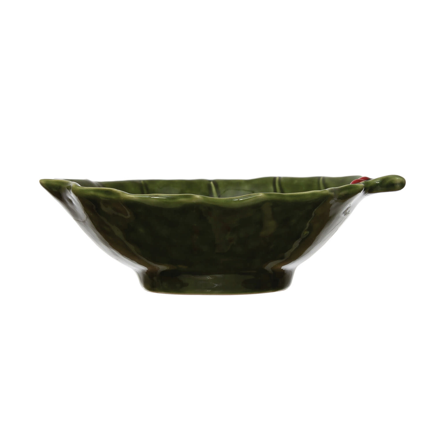 m. lynne designs holly leaf bowl