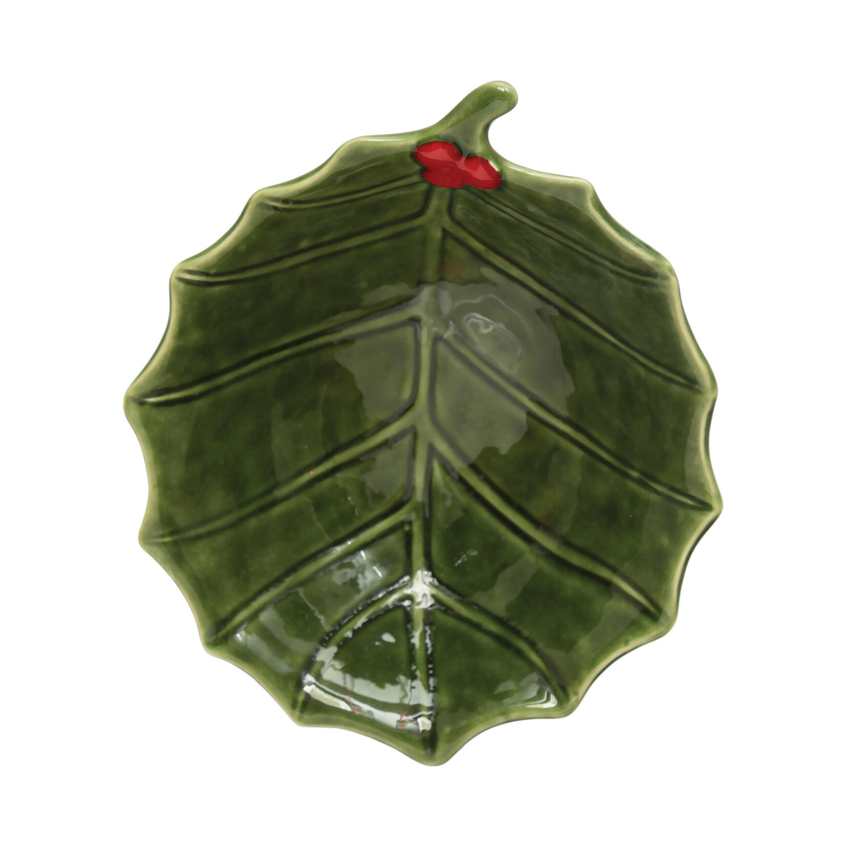 m. lynne designs holly leaf bowl