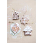 m. lynne designs gingerbreaad ornament with white icing