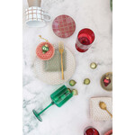 m. lynne designs colorful stemmed wine glass