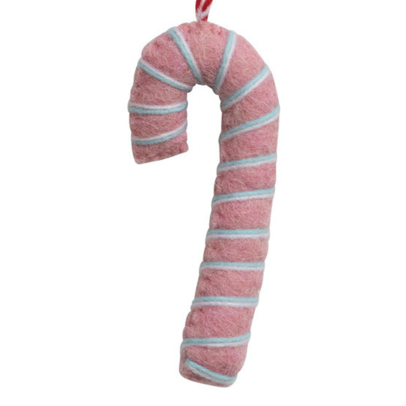 m. lynne designs felt candy cane ornament