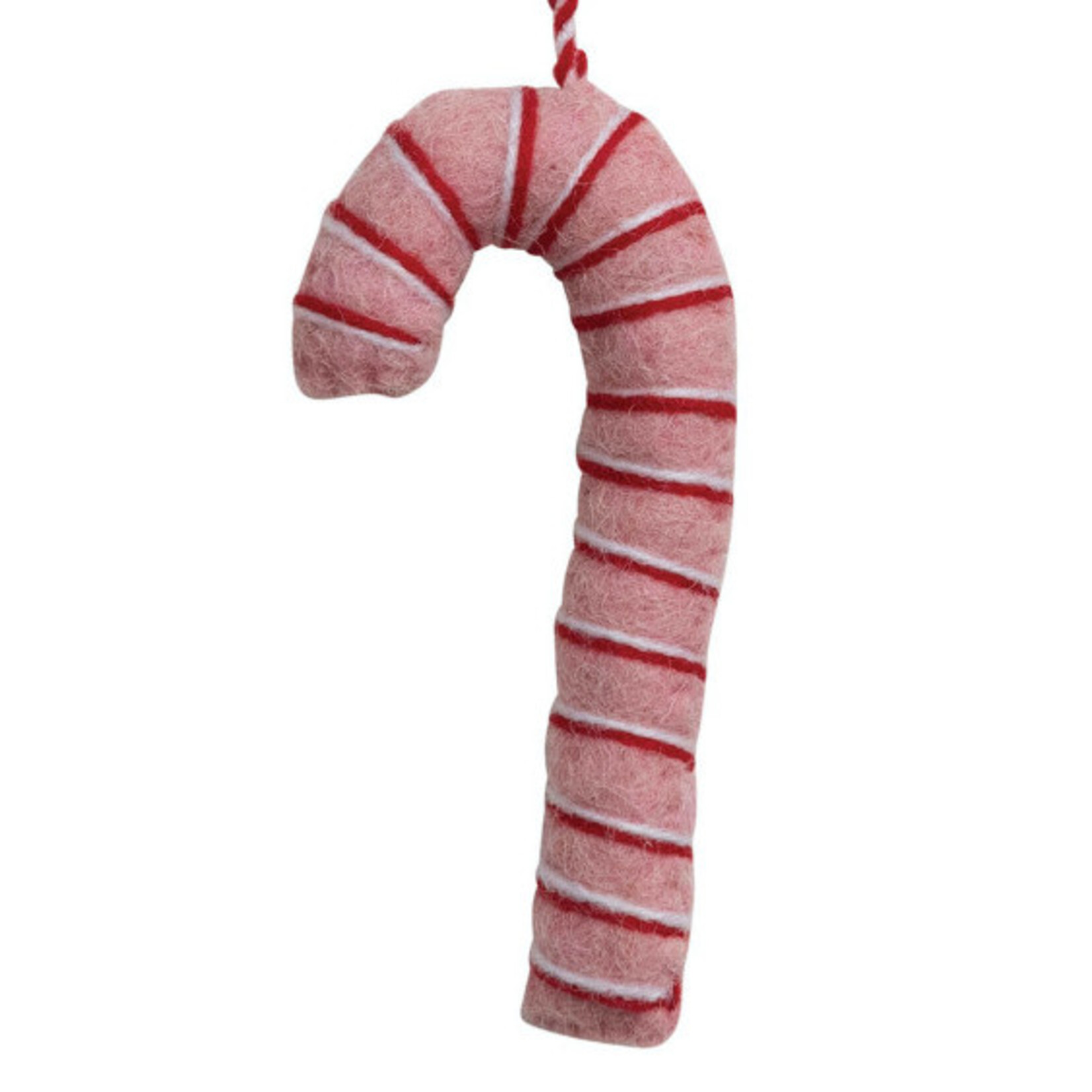 m. lynne designs felt candy cane ornament