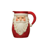 m. lynne designs santa with hat handle pitcher