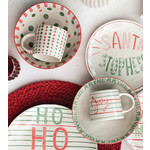 m. lynne designs ceramic christmas colors bowl