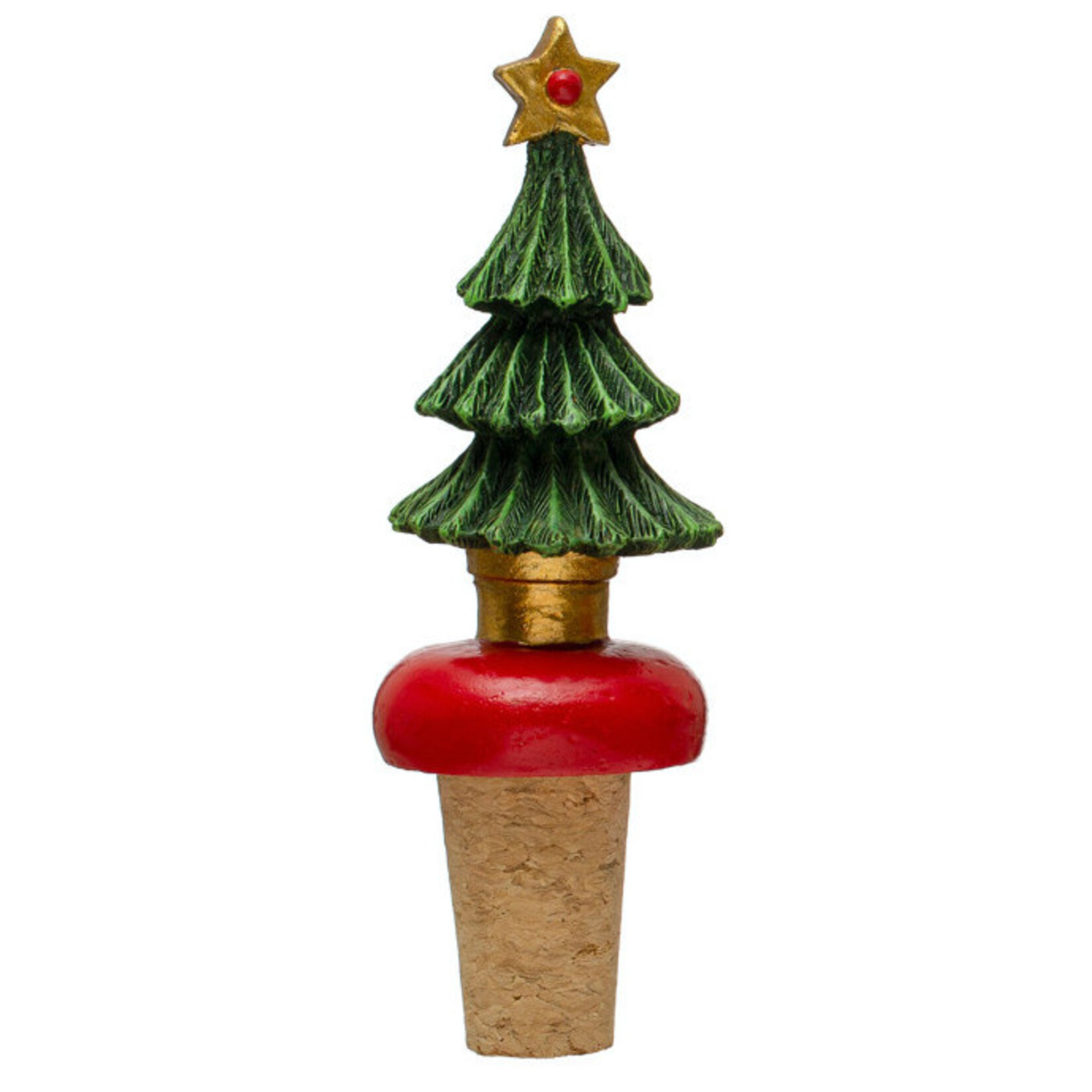 m. lynne designs christmas bottle stopper