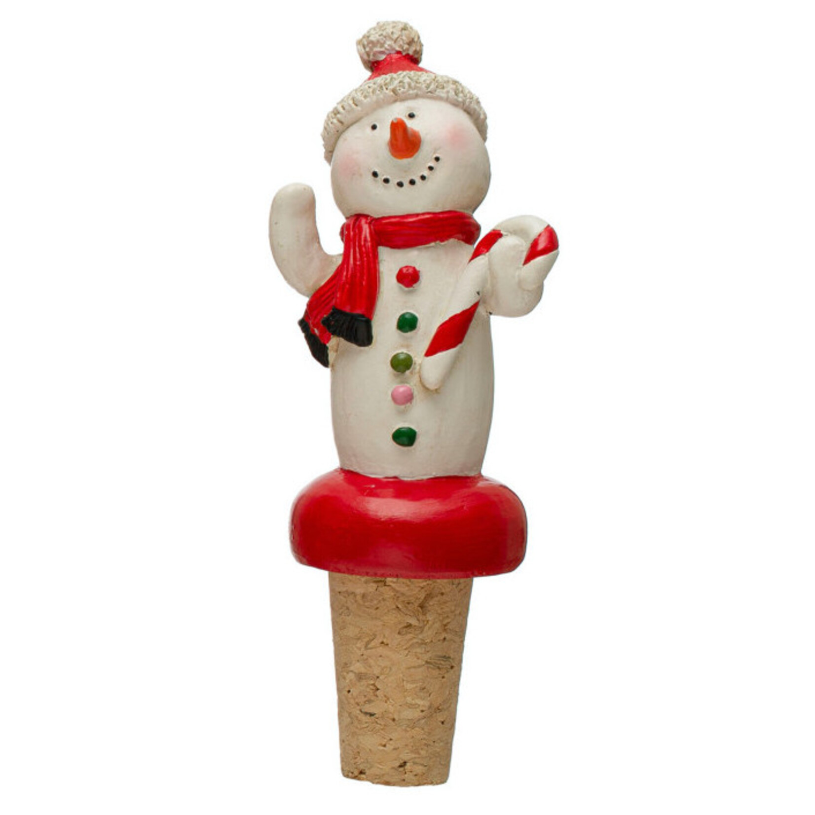 m. lynne designs christmas bottle stopper