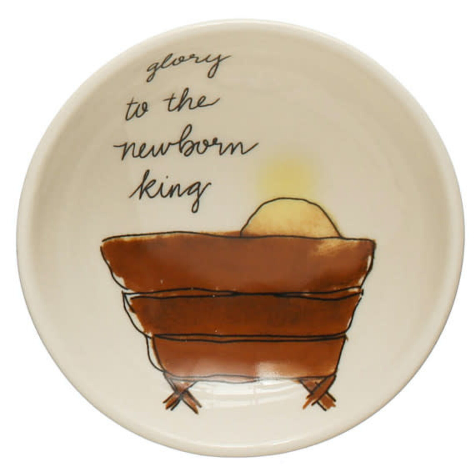 m. lynne designs nativity trinket dishes