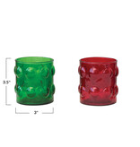 available at m. lynne designs Hobnail Colorful Drinking Glass