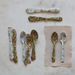 m. lynne designs christmas enameled canape knife