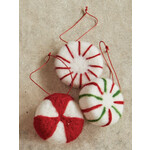 m. lynne designs felt peppermint ornament