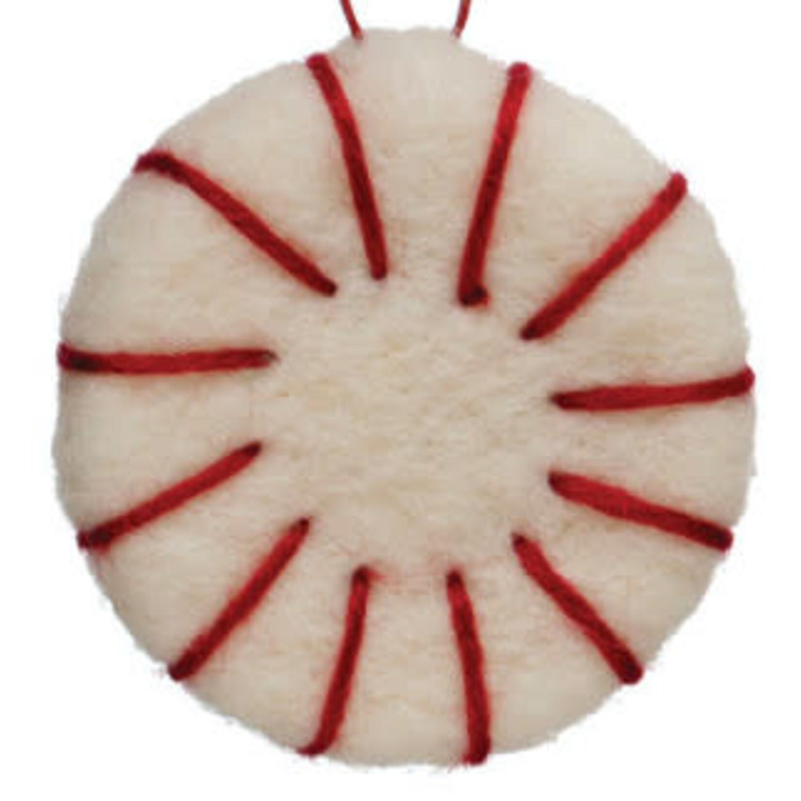 m. lynne designs felt peppermint ornament