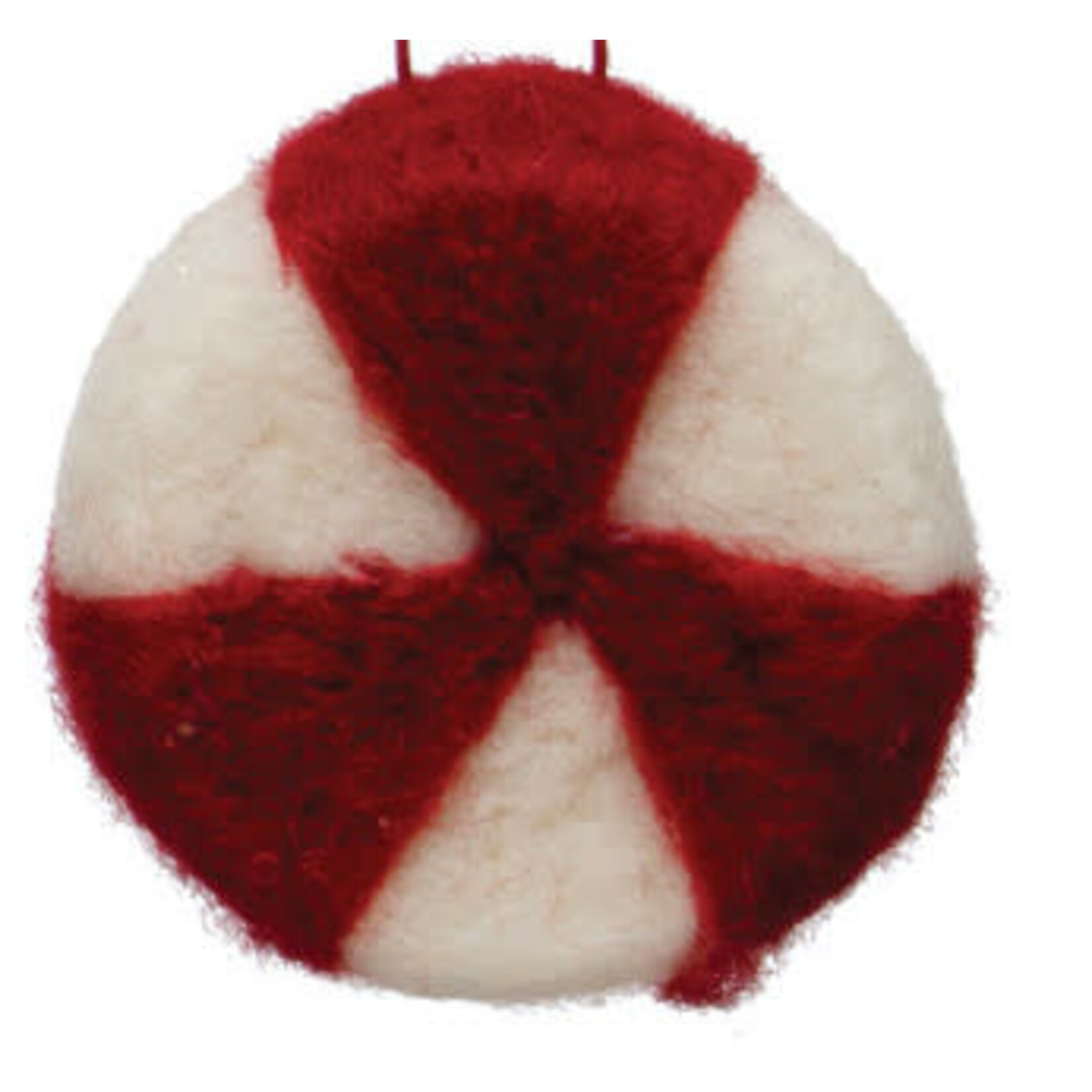 m. lynne designs felt peppermint ornament