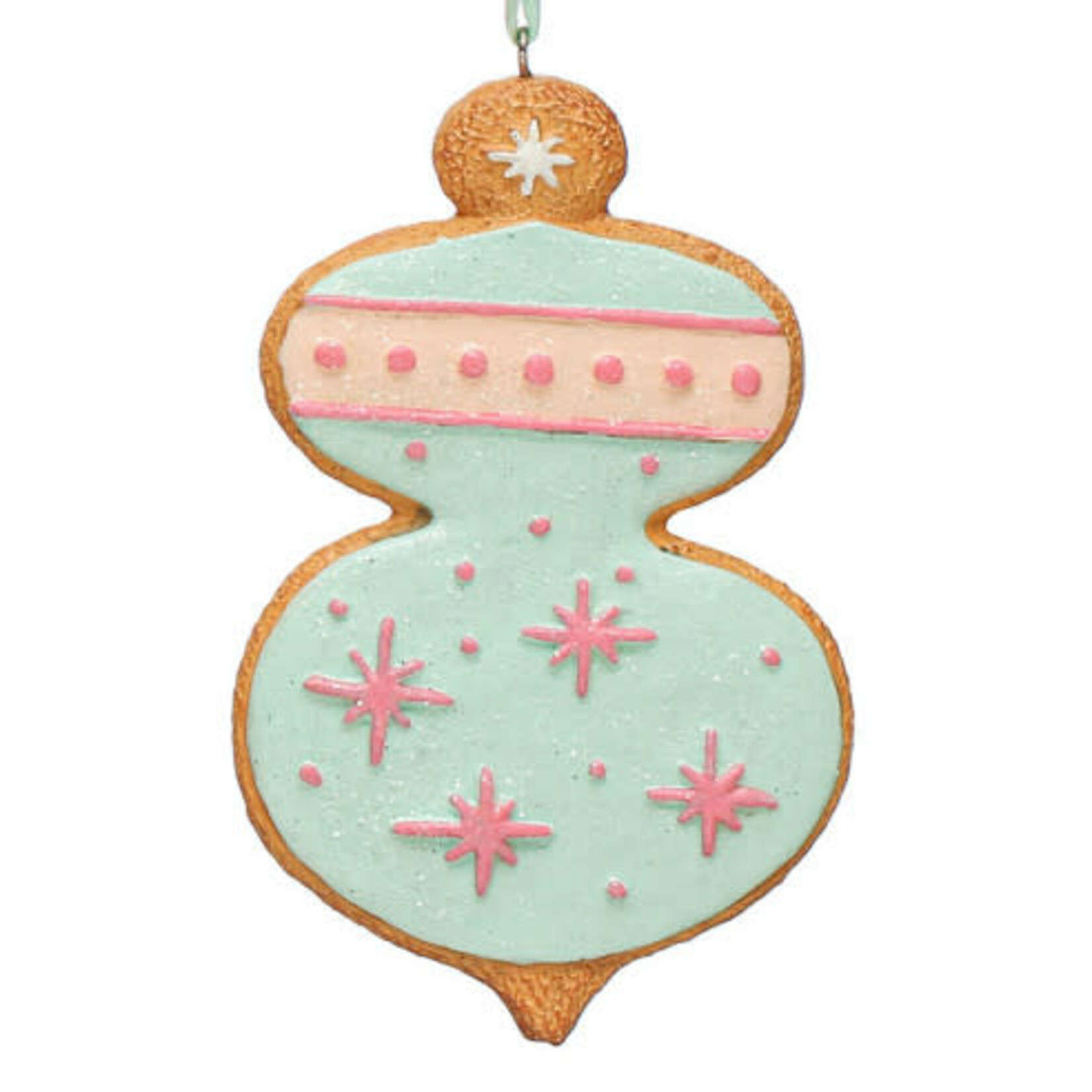 m. lynne designs colorful shape gingerbread ornament