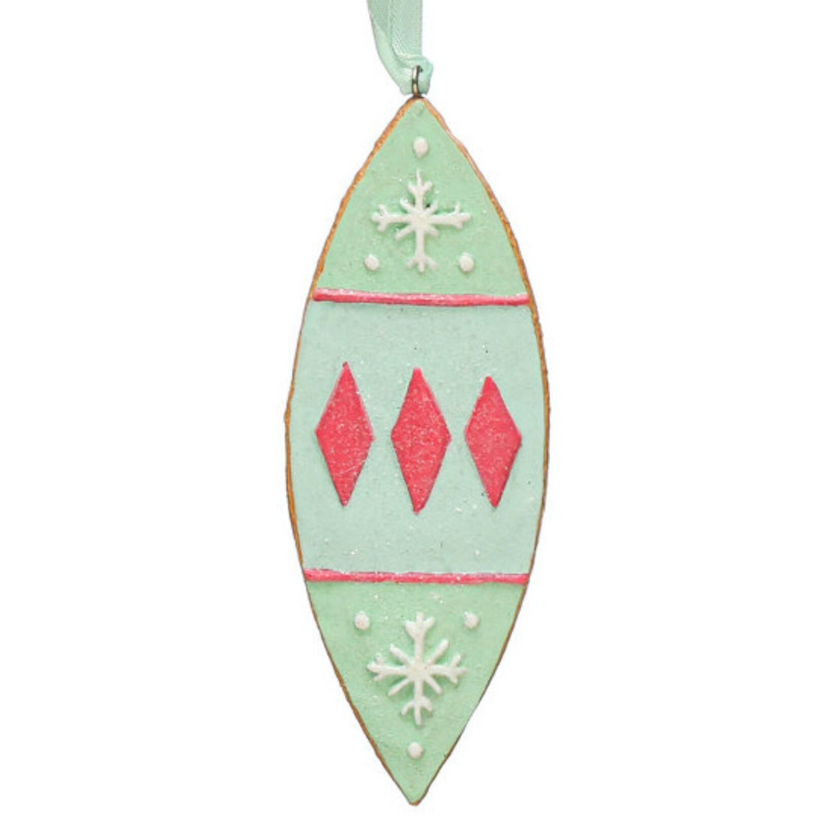 m. lynne designs colorful shape gingerbread ornament