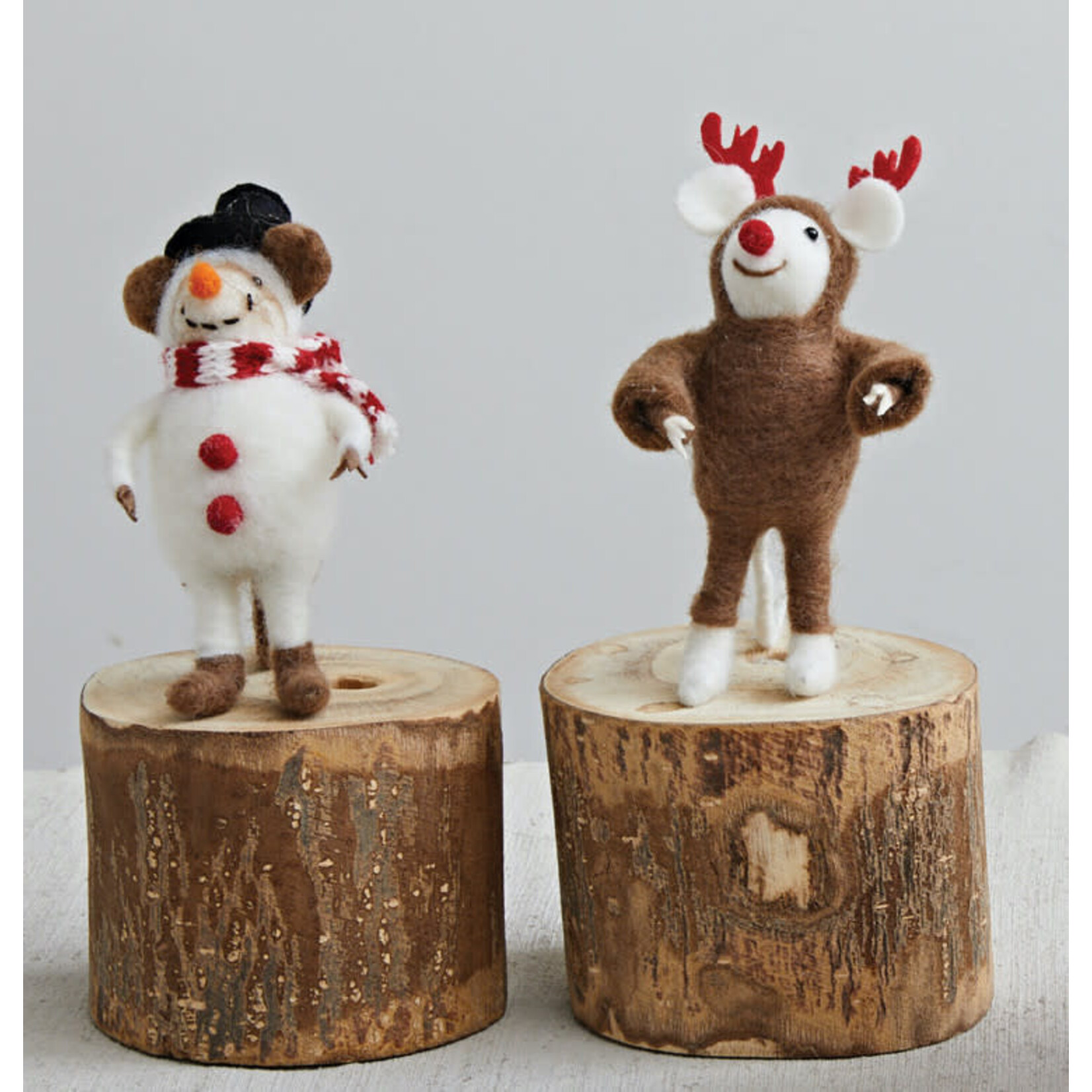 m. lynne designs felt christmas mouse