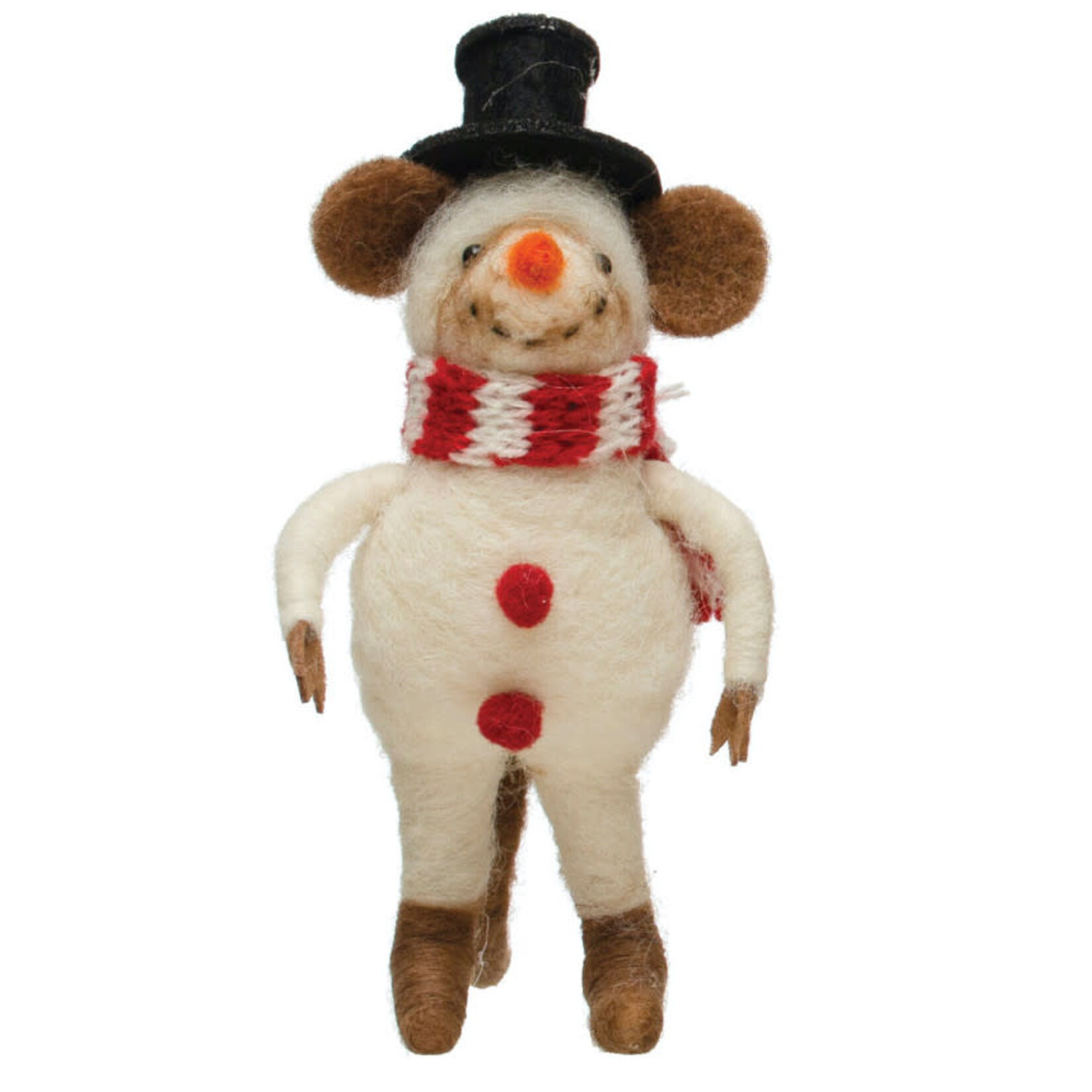 m. lynne designs felt christmas mouse