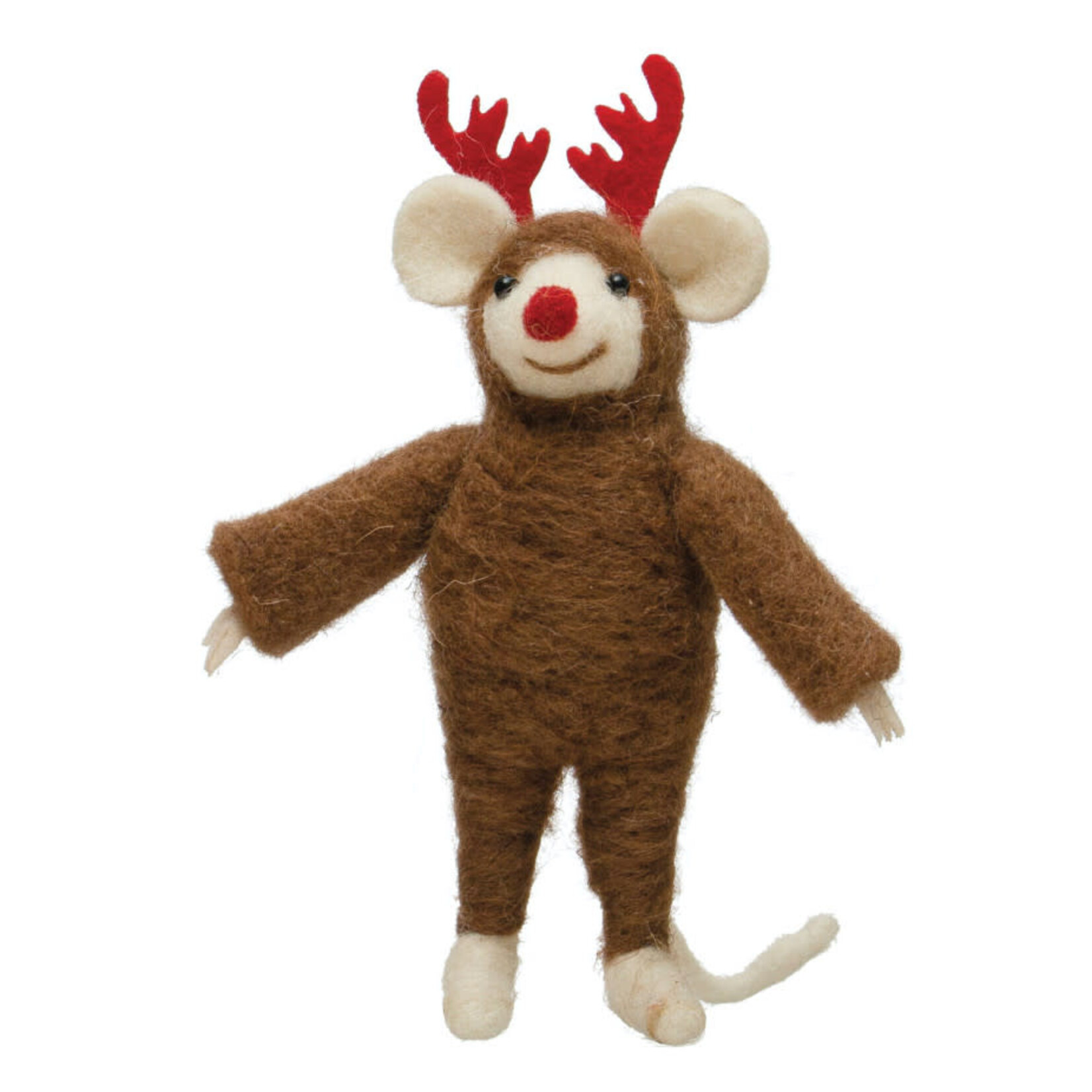m. lynne designs felt christmas mouse